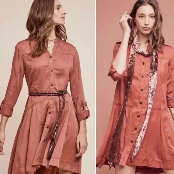 ♥Holding Horses Shirt Dress tunic  size 2P - Picture 1 of 12